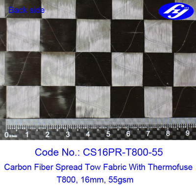 Lightweight 55gsm Toray 12K T800 Woven Fabric for UAV Body Structure Thickness 0.07mm Raw Material Carbon Yarn