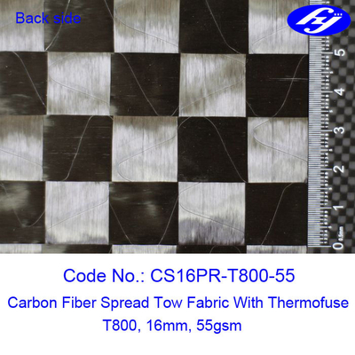 Lightweight 55gsm Toray 12K T800 Woven Fabric for UAV Body Structure Thickness 0.07mm Raw Material Carbon Yarn