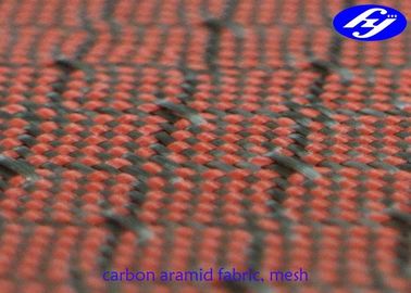 Mesh Pola Kain Kevlar Karbon / Jacquard Hybrid Woven Filament Fiber Fabric