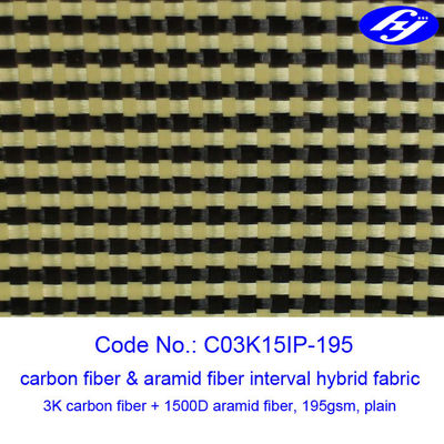 Kain Serat Karbon 1500D 3K Interval Serat Aramid Serat Kevlar Kevlar Kuning